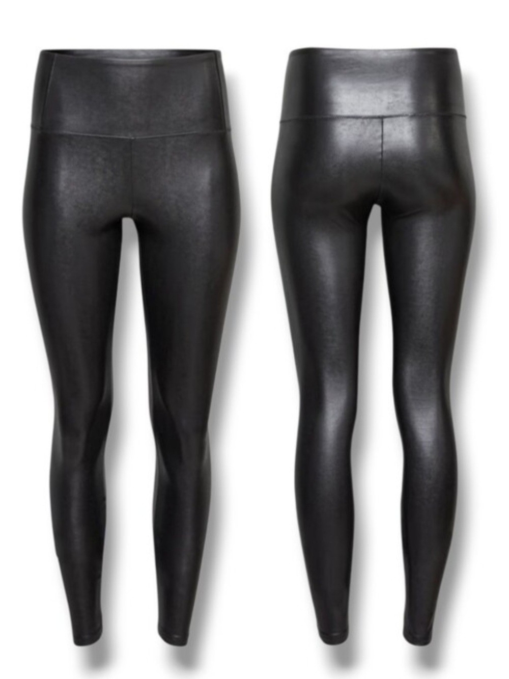 Wilfred Black High-Waist Faux Leather Leggings
